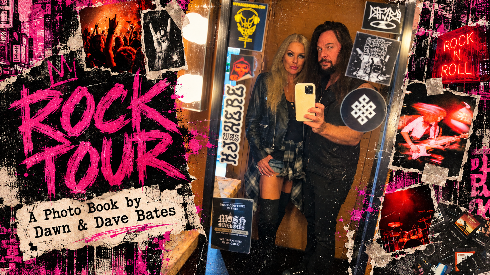 Rock Tour photo book by Dawn and Dave Bates